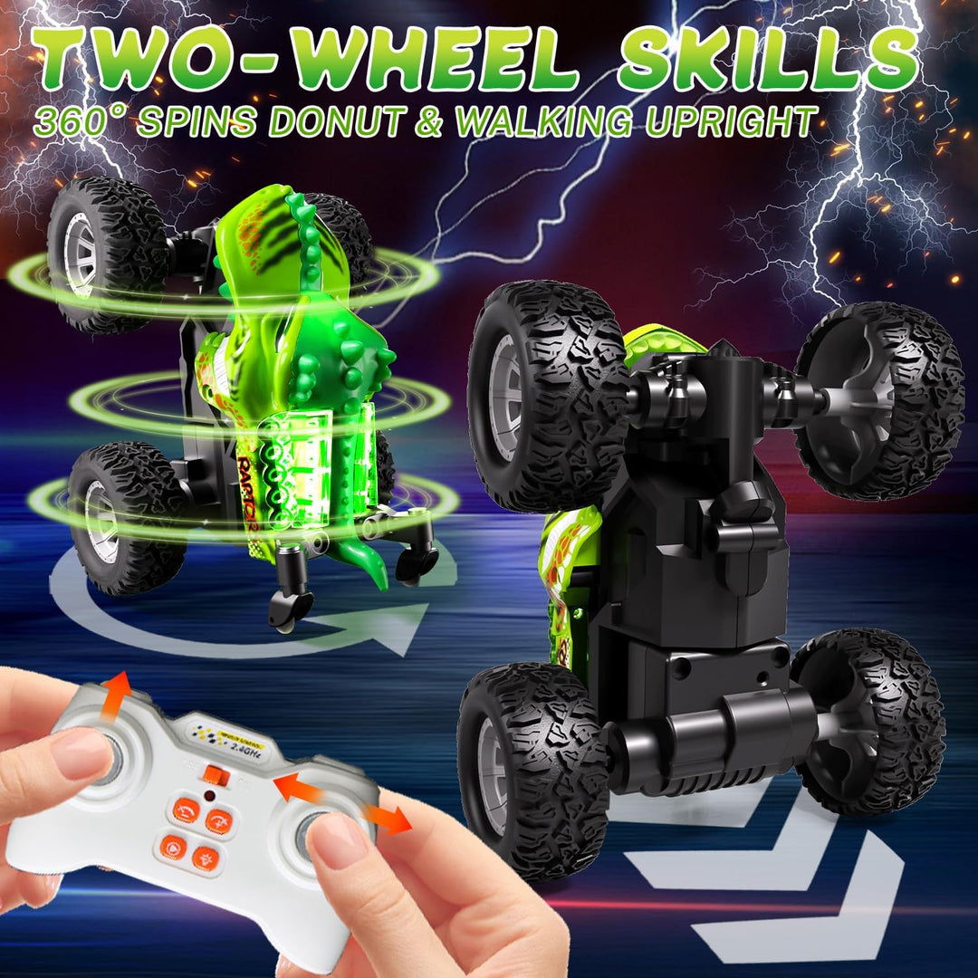 Juguetes Monster Trucks, auto de control remoto de 2.4 GHz para niñ...