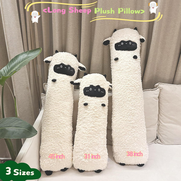 Goylmc Peluche de oveja, almohada de felpa de oveja, cumpleaños y N...