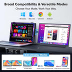 Extensor de pantalla para portátil mejorado, monitor portátil dual...