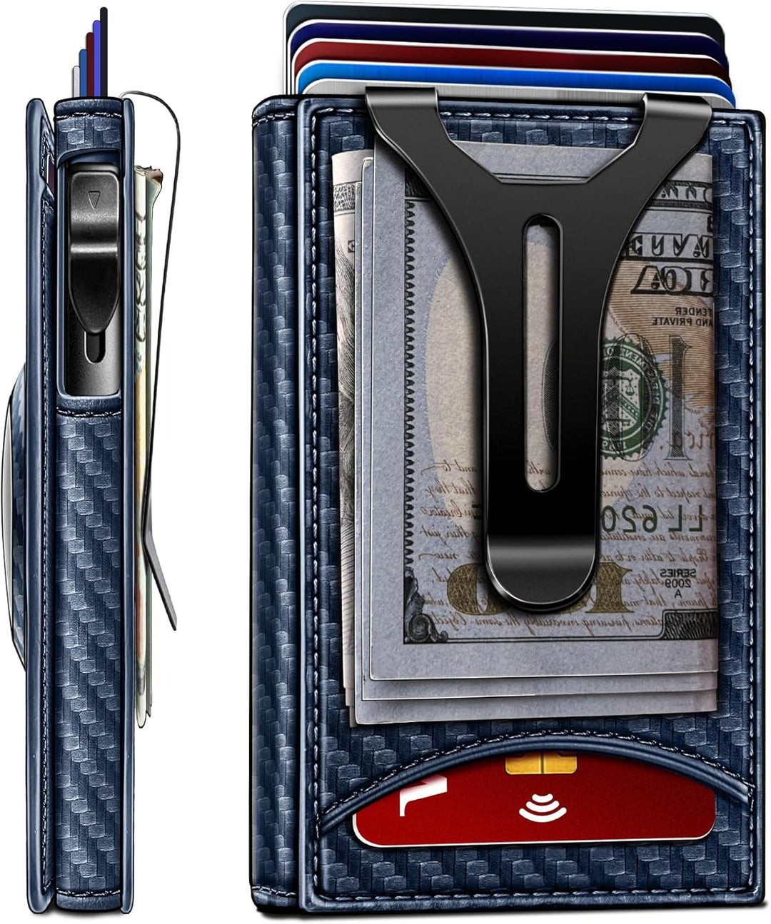 BULLIANT Billetera con Clip para Dinero, Regalo para Hombres Billet...