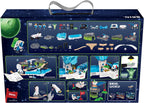 BRIO World Space Deluxe - Juego de ferrocarril de madera con certificación FSC de 56 piezas, transbordador espacial ligero y sonido, funciona con todos los juegos de trenes BRIO - A partir de 3 años