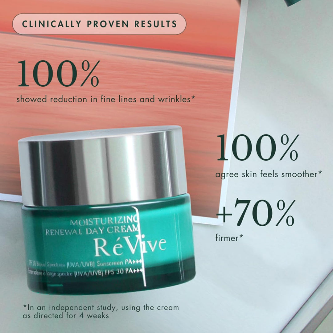 RéVive Crema hidratante facial Renewal con SPF 30 \u2013 Crema faci...