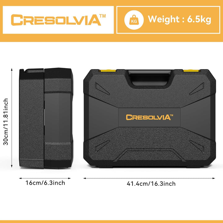 CRESOLVIA - Kit de herramientas de 328 piezas para el hogar, juego...