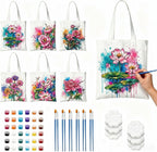 Kit de pintura y sorbo en casa para adultos, kits de noche de manualidades
