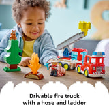 LEGO DUPLO - Camión de bomberos con manguera y juguete de