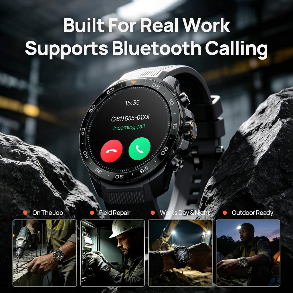 mibro GS Explorer S - Reloj inteligente resistente para hombre, bisel de