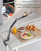 OMOTON Soporte de tableta GH04 para iPad con brazo de aluminio, soporte