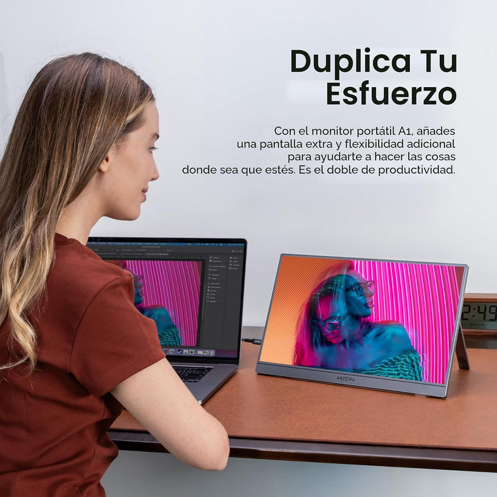 ARZOPA Monitor portátil de 15.6 pulgadas FHD 1080P \u2013 Monitor p...