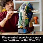 LEGO Star Wars Nave Estelar Clase Firespray de Jango Fett Set de Construcción para Adultos - Kit de Modelo Coleccionable El Ataque de los Clones y Decoración de Habitación - Idea de Regalo DIY para
