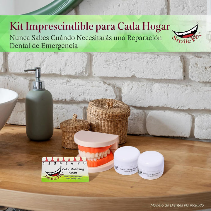 SmileFix Kit de reparación dental estándar - Compuesto de coloració...