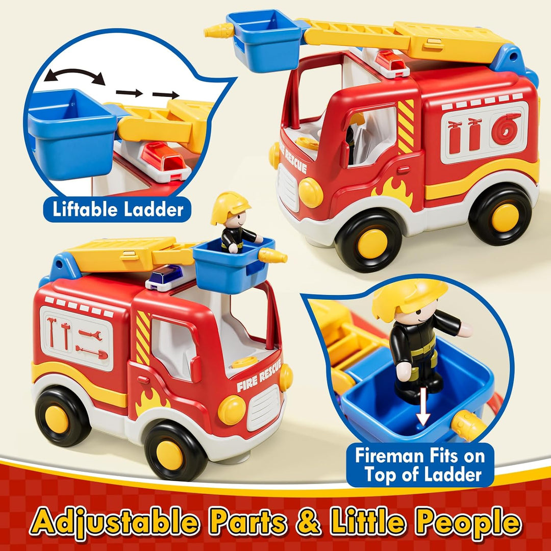 Lehoo Castle Auto a control remoto para niños pequeños, camiones de...