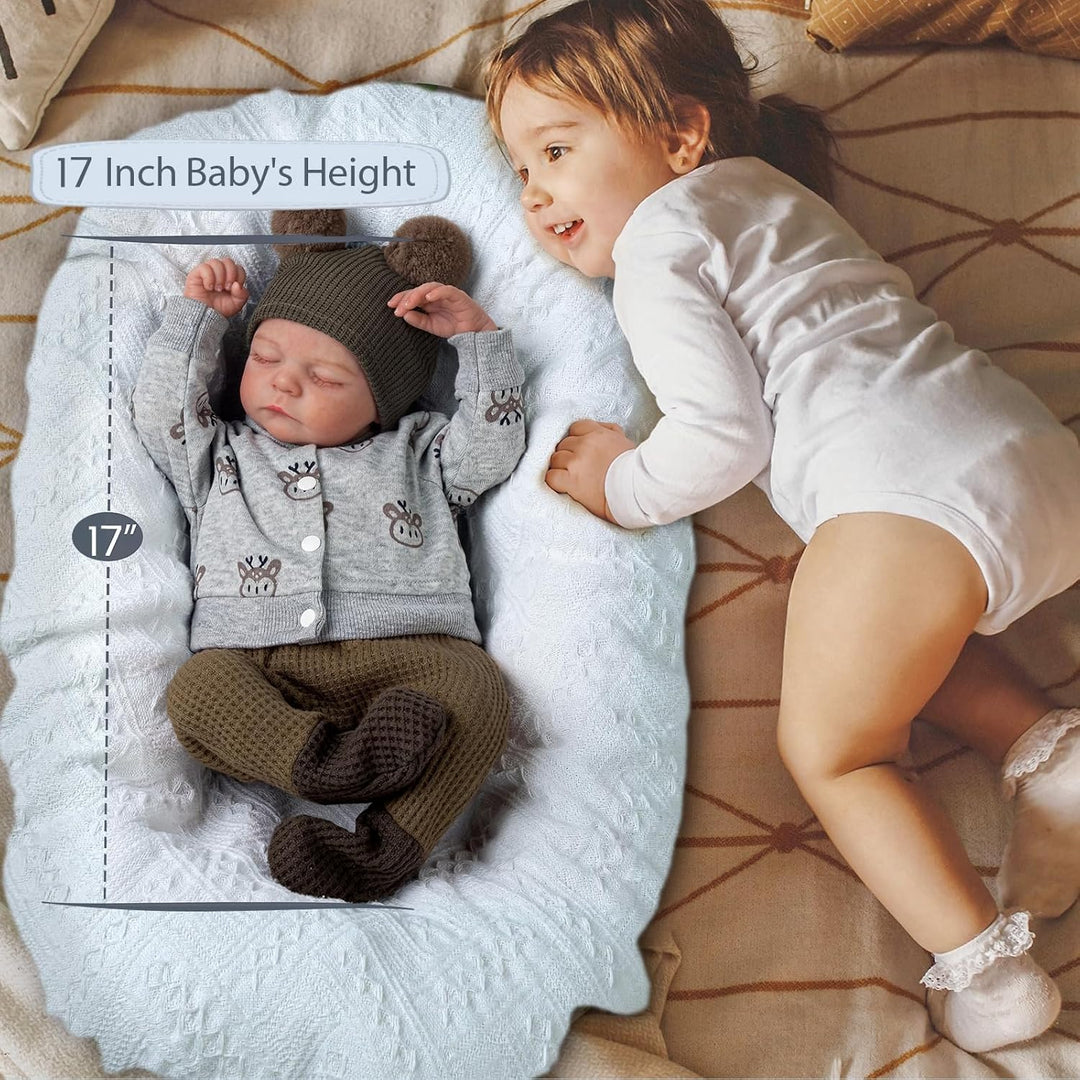 BABESIDE Muñecas de bebé Reborn realistas Noah, niño, 20 pulgadas,...