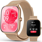 Reloj Inteligente de Lujo para Mujer, 2.06" HD AMOLED AOD Llamadas Bluetooth