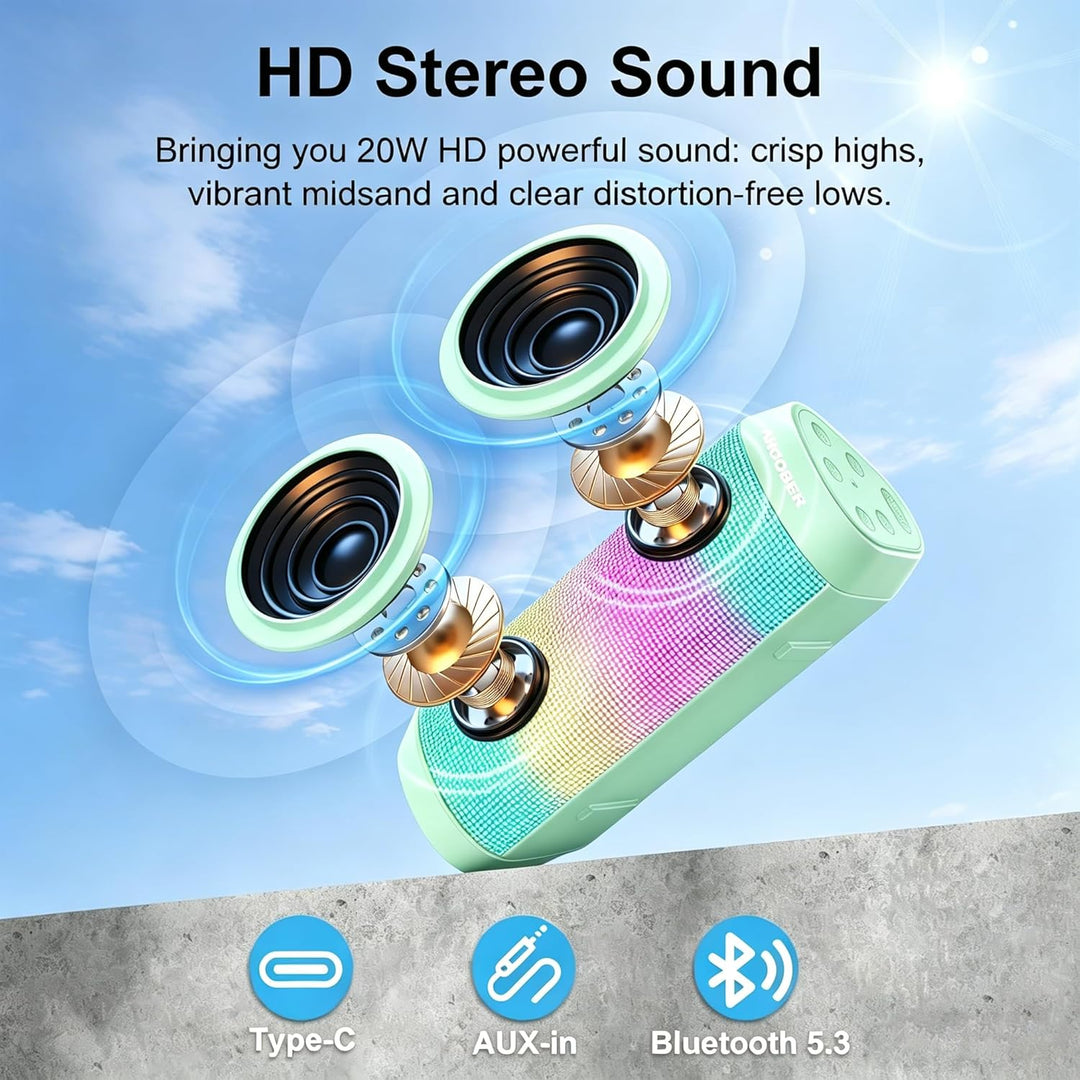 Altavoz Bluetooth portátil, altavoz inalámbrico 2026 con sonido est...