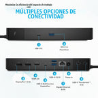 WD22TB4 Dell Thunderbolt 4 Dock, estación de acoplamiento de 40 Gbps USB-C