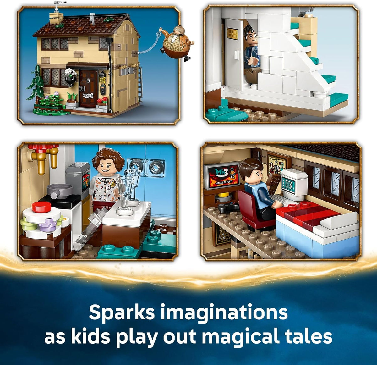 LEGO Harry Potter Privet Drive Aunt Marges Visit - Rincón