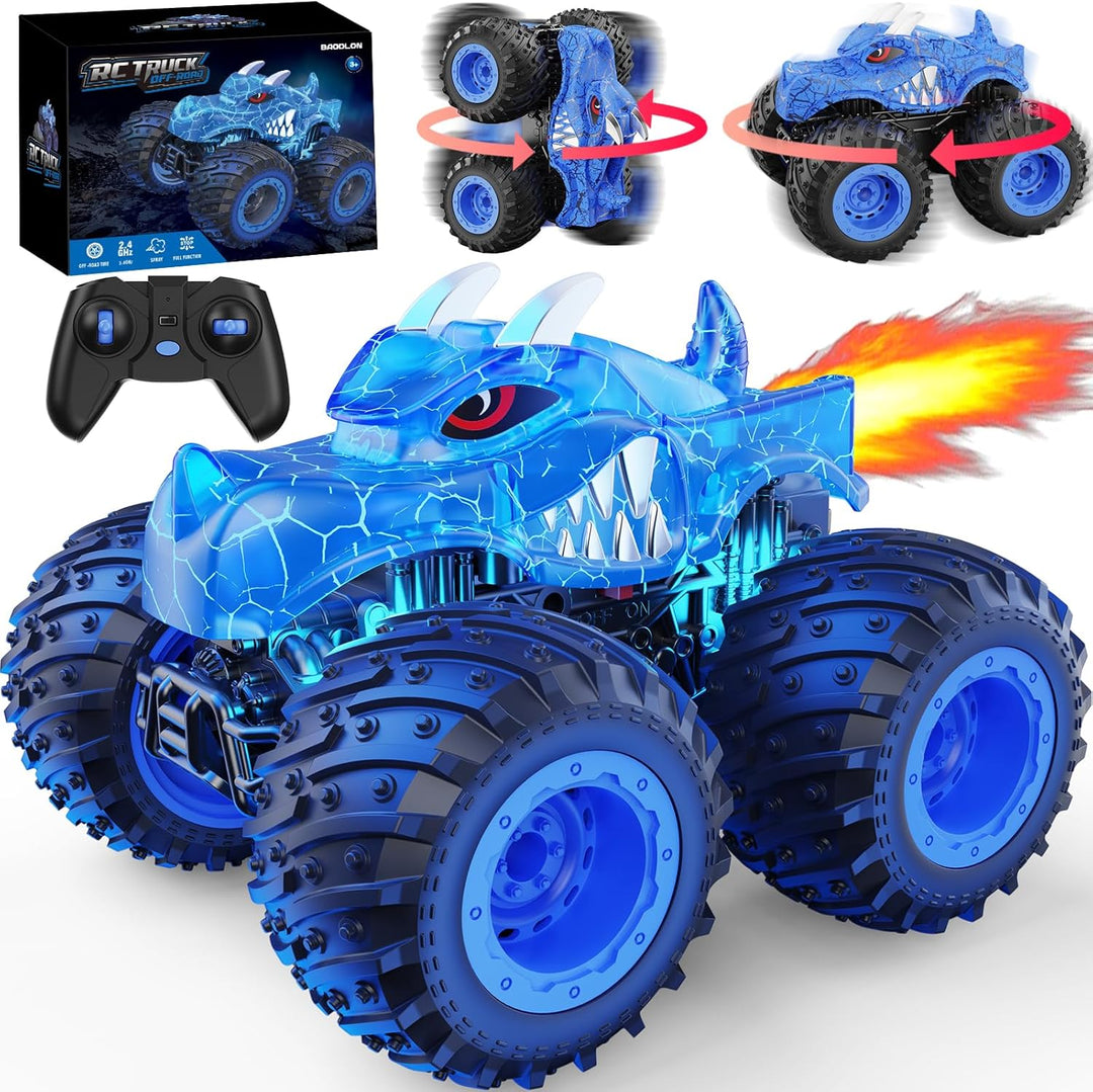 BAODLON Coche Monstruo de Control Remoto, Camiones Monstruo RC de 2...