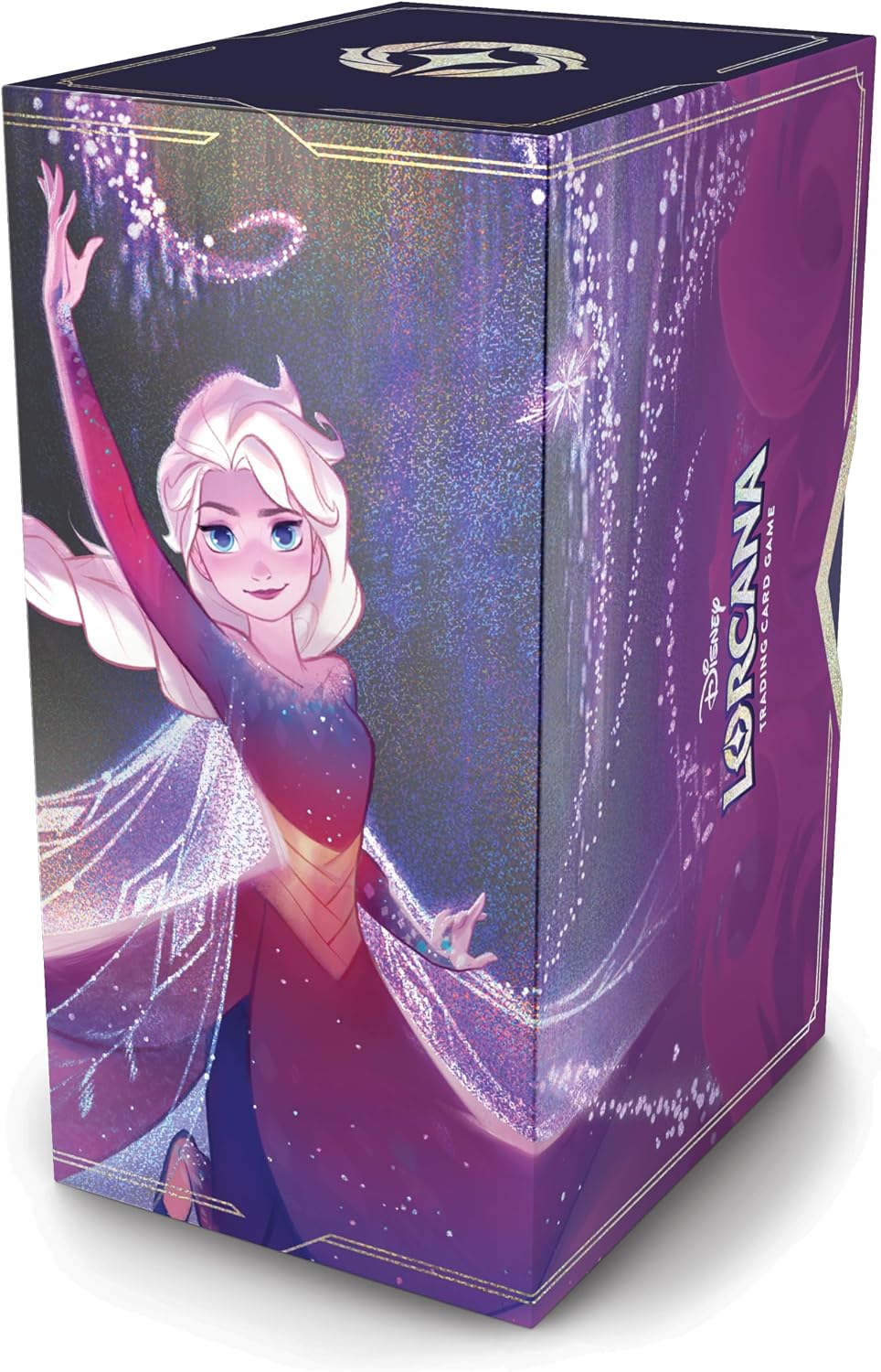 Ravensburger Disney Lorcana TCG: Caja de regalo Elsa – 5 paquetes de refuerzo, tarjeta promocional de The Fifth Spirit y caja de almacenamiento para 252 tarjetas | Juego de cartas coleccionables y coleccionables de Disney | A partir de 8 años