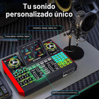 TENLAMP Paquete de equipos de podcast G10 Creator con micrófono