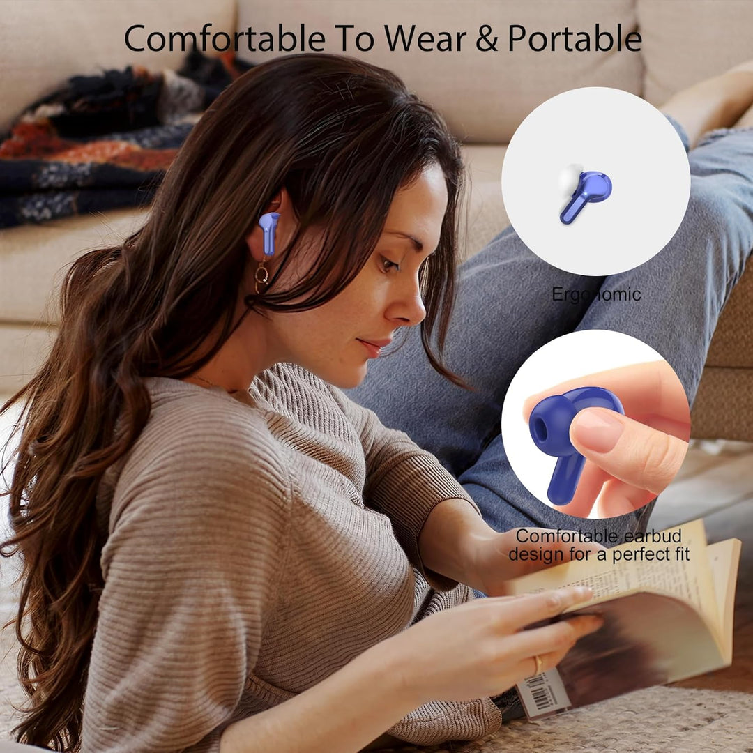 Auriculares inalámbricos, Bluetooth 5.4 Auriculares HiFi Estéreo, A...