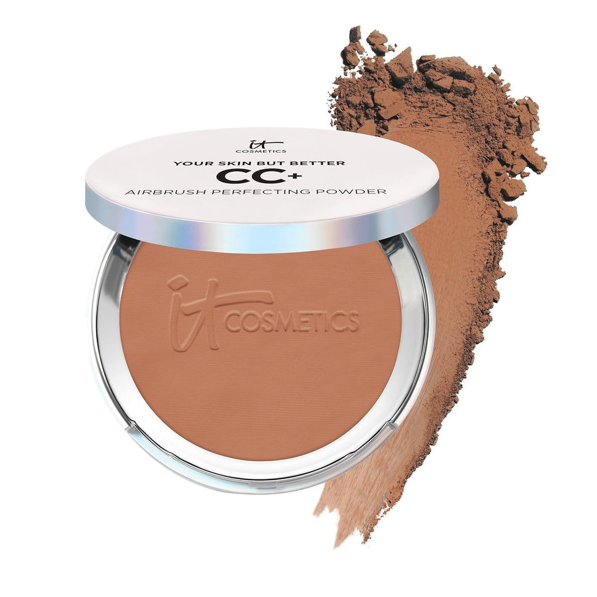 IT Cosmetics CC+ Airbrush Perfecting Powder Foundation - Base de ma...
