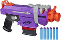 Nerf Fortnite SMG-E Blaster - Lanzamiento de dardos motorizado - Cargador de 6 dardos, 6 dardos Elite oficiales - para jóvenes, adolescentes y adultos