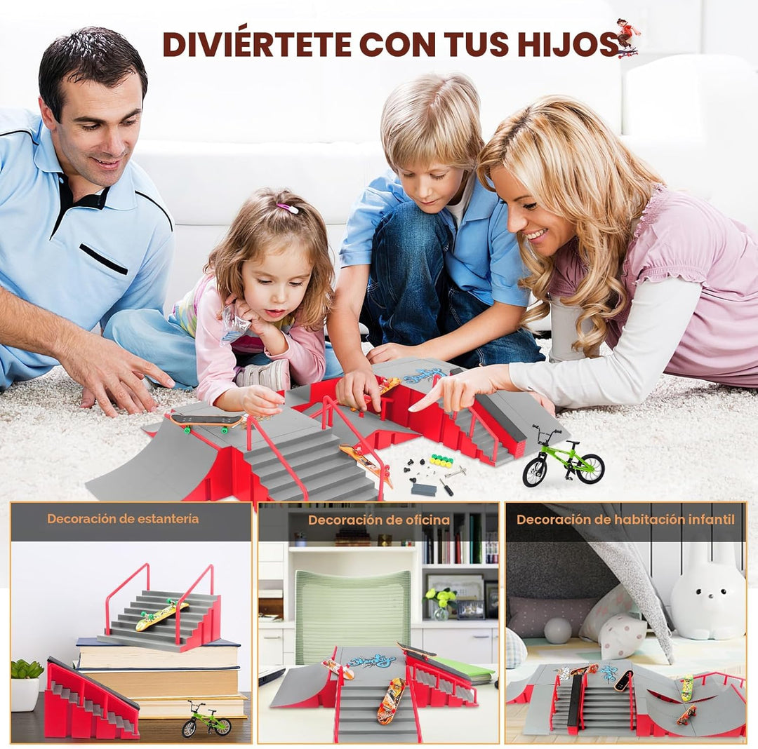 Kits de parque de patineta de dedo CS COSDDI, juguetes de patineta...