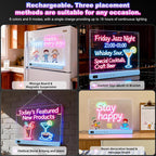 Cosmody Tablero de dibujo LED recargable, regalo para niños y niñas a