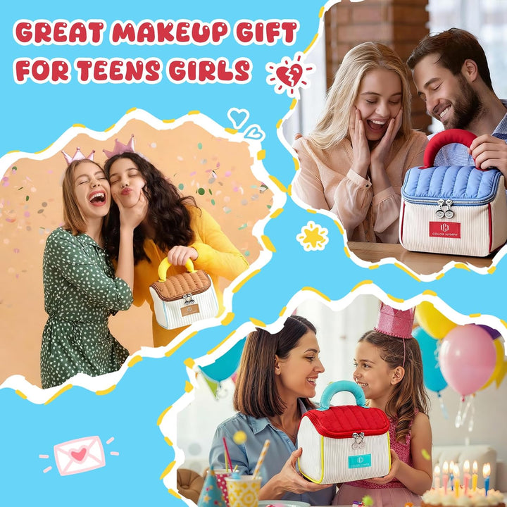 Color Nymph Set de maquillaje para adolescentes y niñas con bolso C...