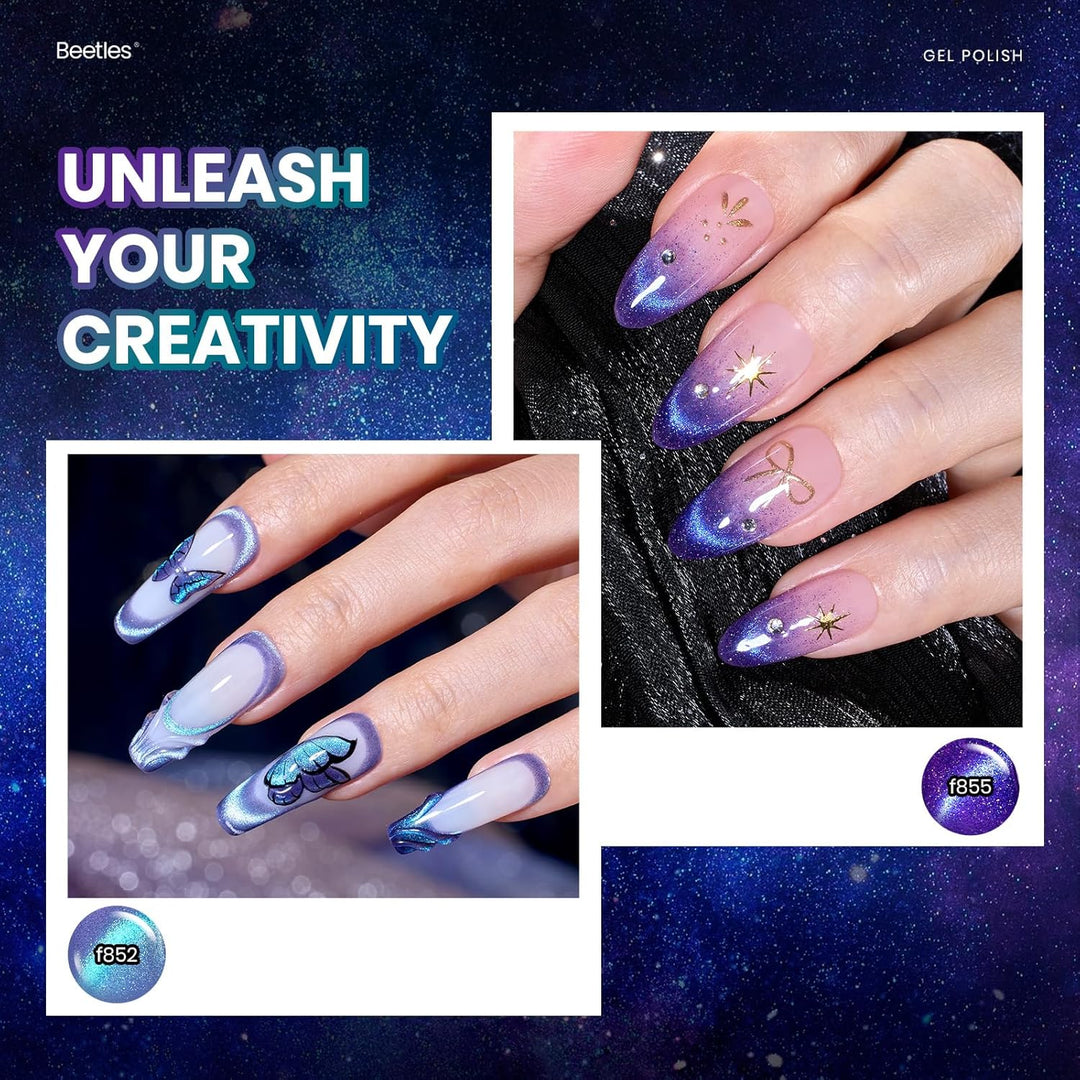 Beetles Chameleon - Juego de esmaltes de uñas de gel de 20 colores,...