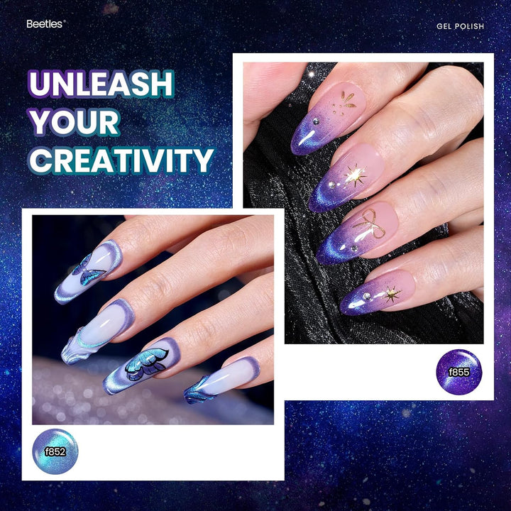 Beetles Chameleon - Juego de esmaltes de uñas de gel de 20 colores,...