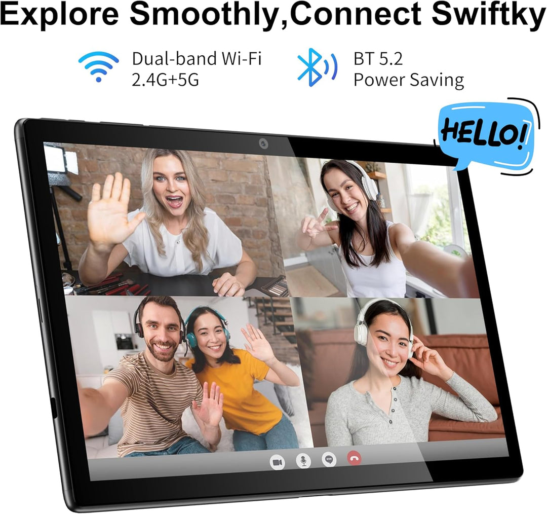 Tablet, tabletas Android 15 de 10.1 pulgadas, 8 GB de RAM 64 GB ROM...
