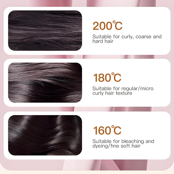 Yaslayp Glambrushs Mini Alisador de Cabello, Cepillo Alisador de Ca...