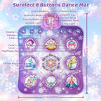 Tapete de baile para niñas de 3 a 12 años, tapete de baile de juguetes Frozen con Bluetooth
