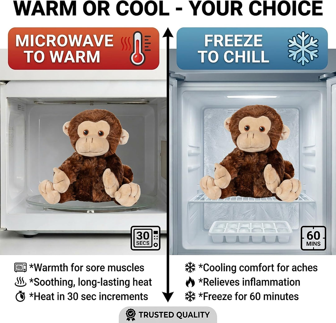 1i4 Group Marvin The Monkey - Animal de peluche con peso y apto par...