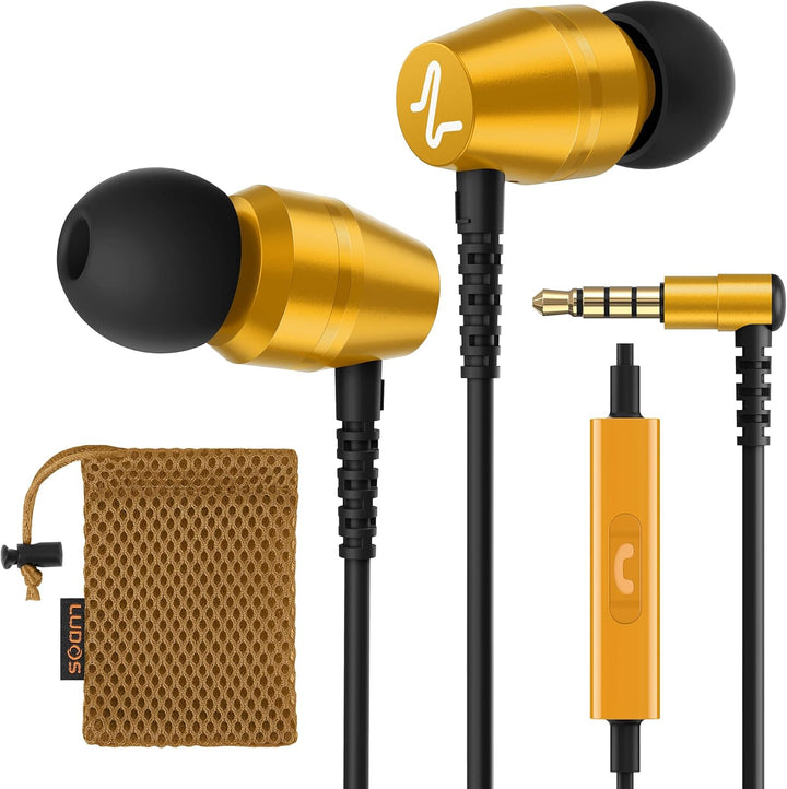 LUDOS OMNITONE Auriculares con cable in-ear, Garantía de 5 años, Au...