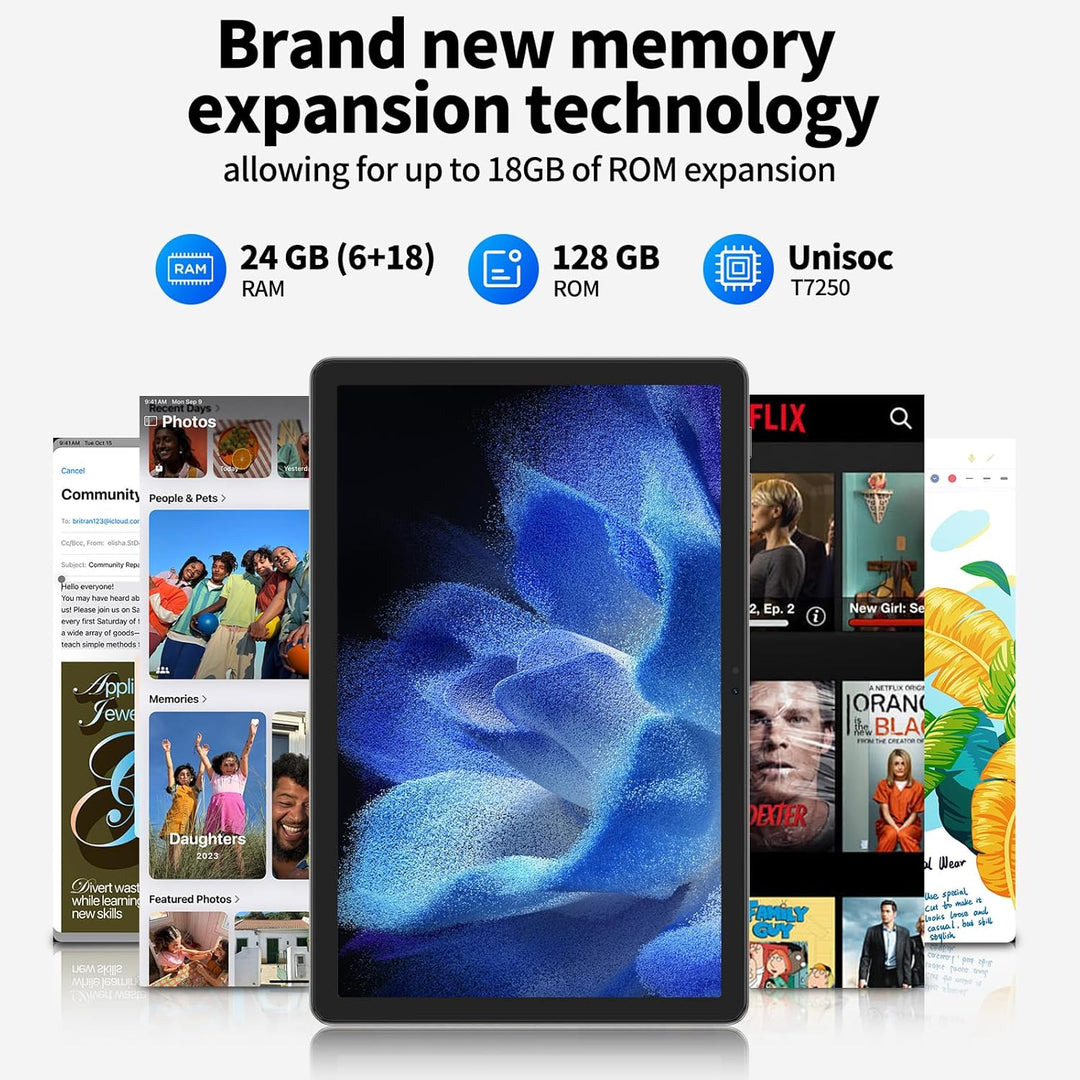 VekfulPC Tablet 11 Pulgadas, Tablet Android 16 24GB RAM + 128GB ROM...