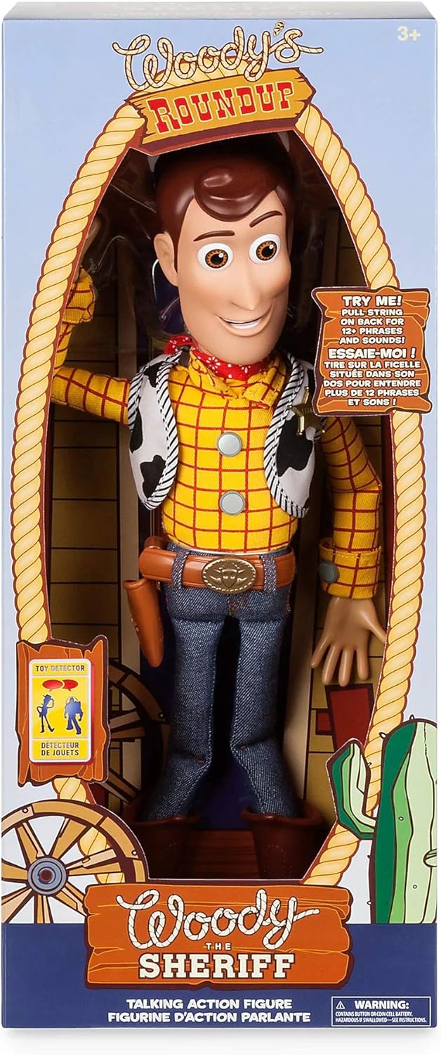 Disney Woody Interactive Talking Figura de acción – Toy Story 4 – 15 pulgadas