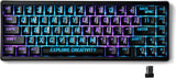 x XVX M67 Teclado inalámbrico 60% por ciento, teclado topográfico Q...