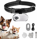 Collar de cámara HD 1080P para gatos con grabación de video, mini cámara deportiva inalámbrica, cámaras de acción pequeñas, cámara corporal para suministros de mascotas/cosas, regalo de