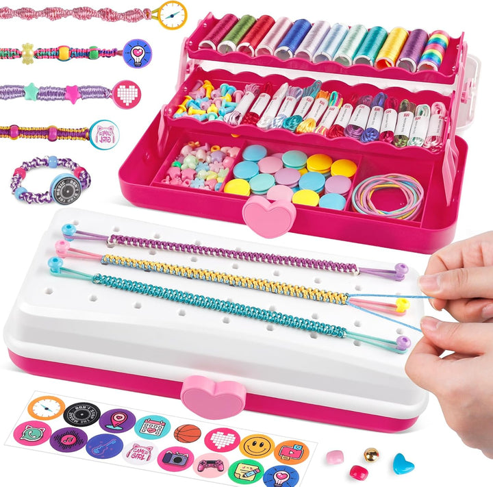 Kit de fabricación de pulseras de amistad TingingYuli con caja de a...
