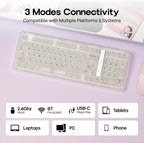 KiiBoom Phantom98 Lite 96% Teclado mecánico inalámbrico para juegos...
