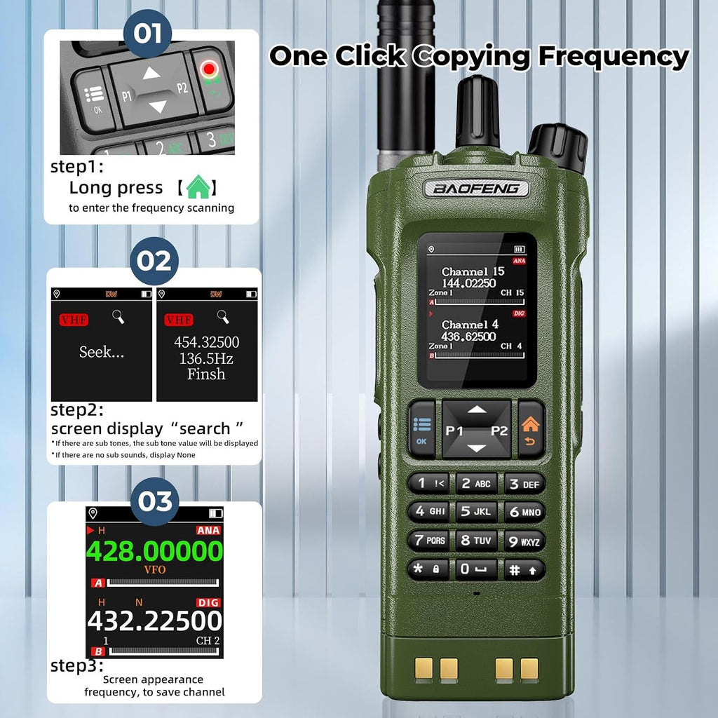 BAOFENG DM32 DM-32UV DMR Radio,Walkie Talkies de largo alcance,Radio de
