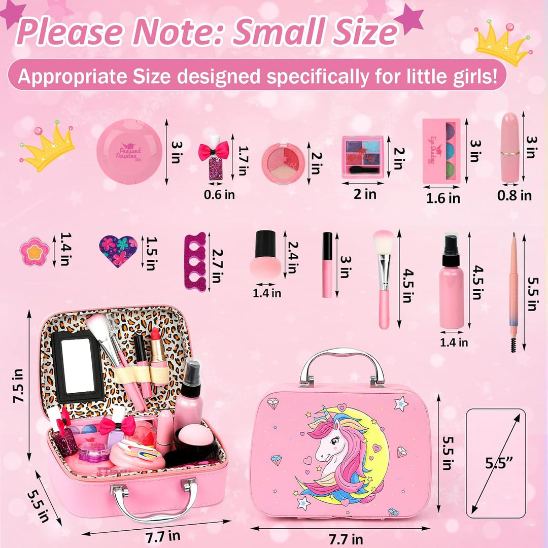 For Ideahome Juguetes de maquillaje lavables para niñas, juego de m...