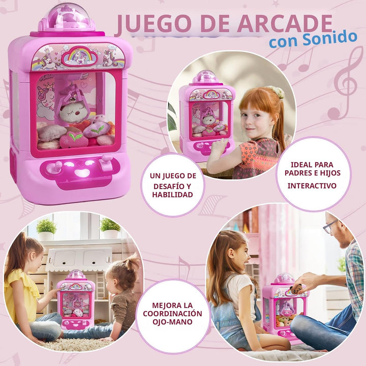 Máquina de garras para niños mini máquina expendedora de