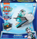 Paw Patrol, Jet to The Rescue Everest Deluxe - Vehículo transformador con luces y sonidos