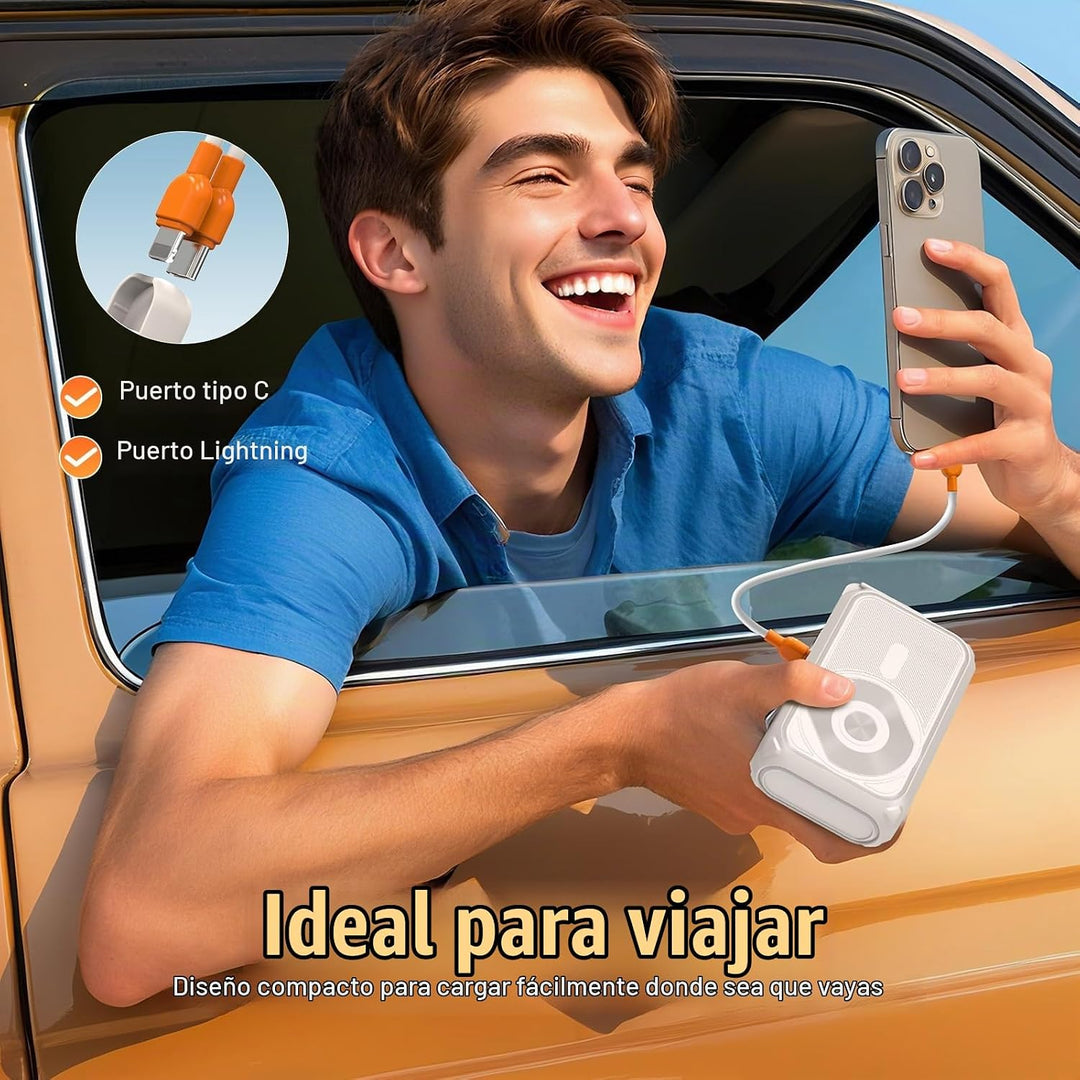 SEANCHEER P05 Cargador portátil, banco de energía magnético, pequeñ...