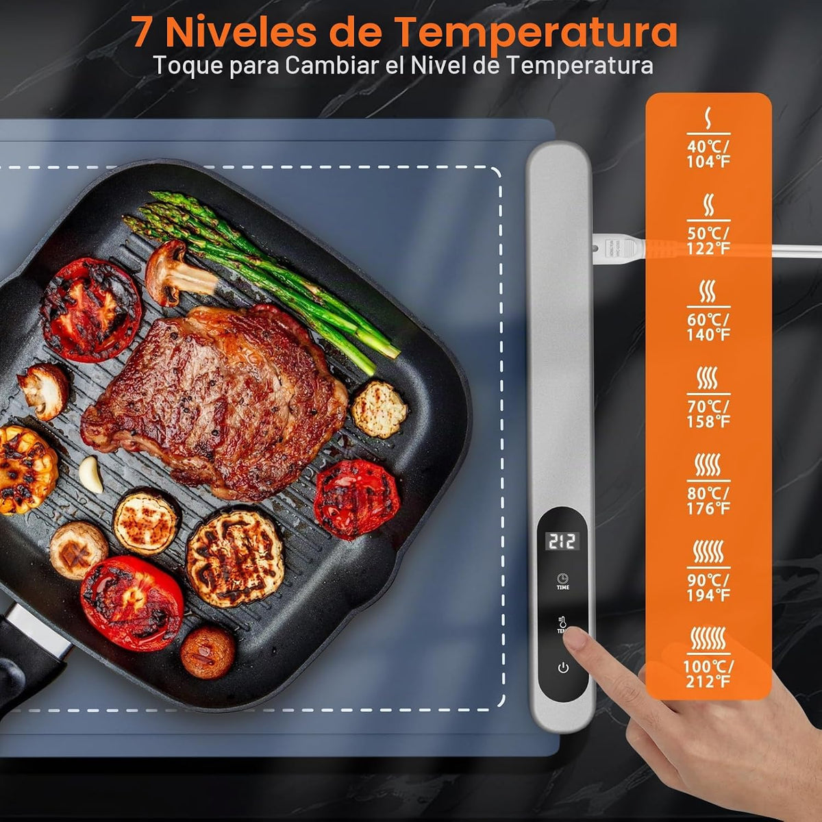 FYY Alfombrilla de calentamiento extra grande para alimentos