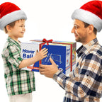 HopeRock Pelota de Fútbol Flotante 3 en 1 Juego de Hockey y Bolos, Juguetes de Interior y Exterior para Niños de 3-12 Años, Juguetes de Exterior con Luces LED, Regalos de Navidad y Cumpleaños para
