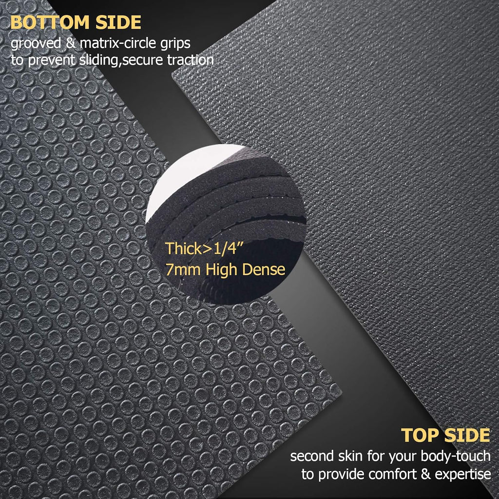 GXMMAT Gran Colchoneta de Ejercicio 6'x4'/6'x5'/6'x6' (7mm)